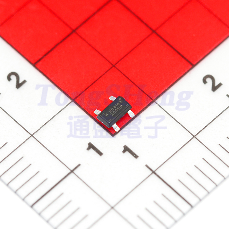 NB4148 SOT23-4小信號(hào)快速交換橋電源芯片開(kāi)關(guān)管World沃爾德
